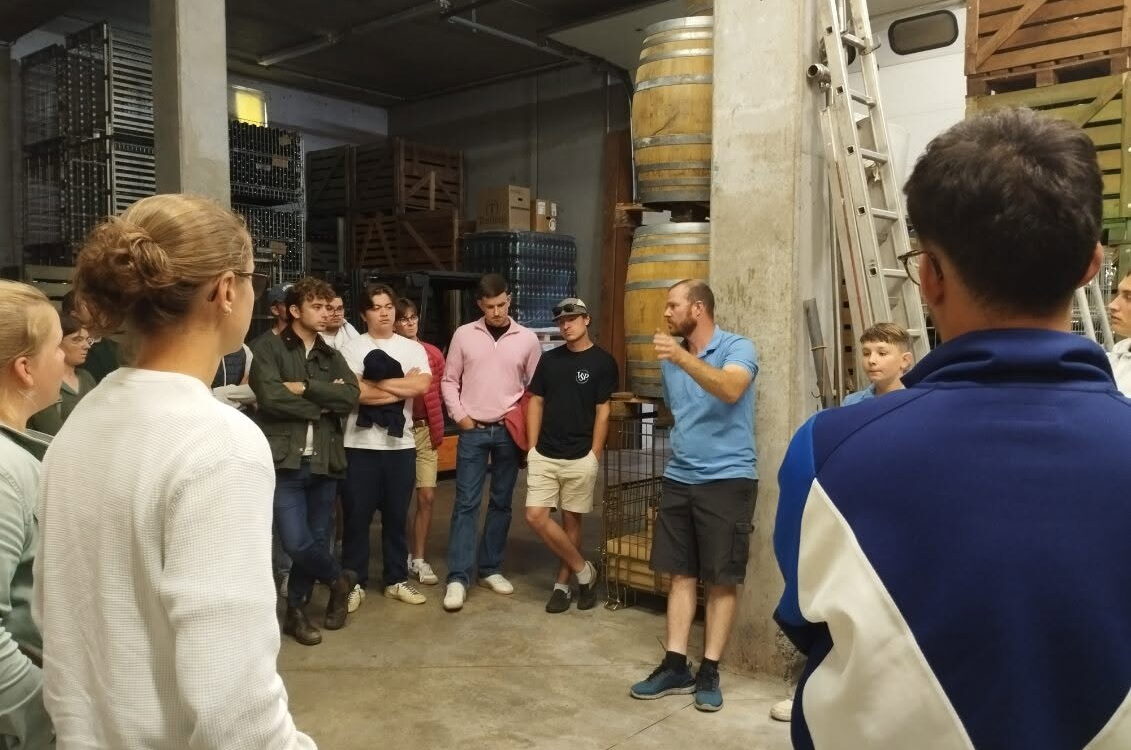 Visite de notre cave &agrave; Mittelwihr Riedisheim