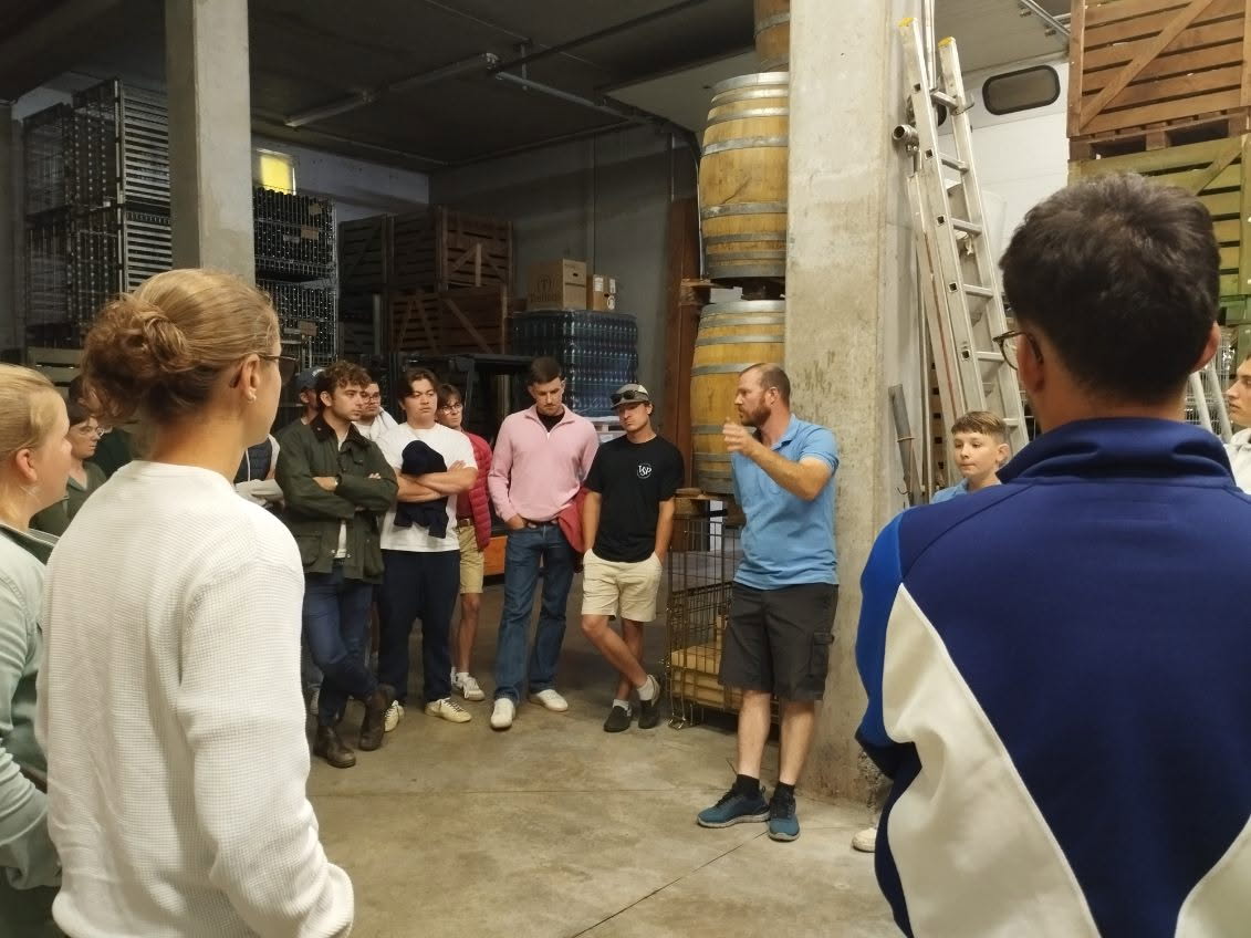 Visite de notre cave &agrave; Mittelwihr Riedisheim